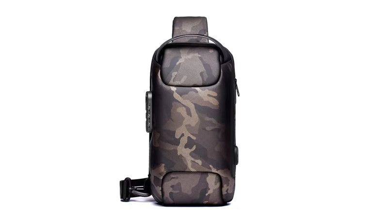 Mochila Anti-Furto com Senha USB Slim Bag