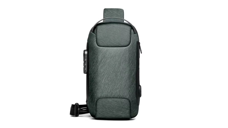 Mochila Anti-Furto com Senha USB Slim Bag